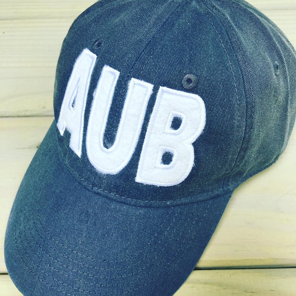 AUB navy baseball cap